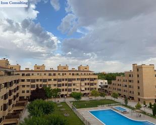 Exterior view of Flat for sale in  Albacete Capital  with Air Conditioner, Heating and Private garden