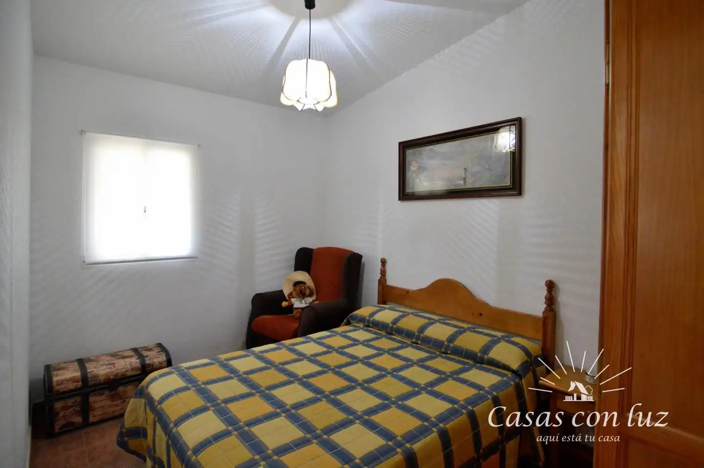 Habitación de Finca rústica en venta en Zaragoza con Aire acondicionado, Jardín privado y Amueblado