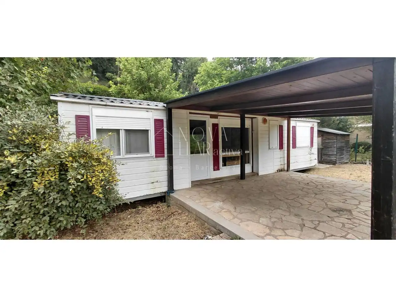 Vista exterior de Finca rústica en venda en Sant Sadurní d'Osormort amb Jardí privat, Terrassa i Piscina comunitària