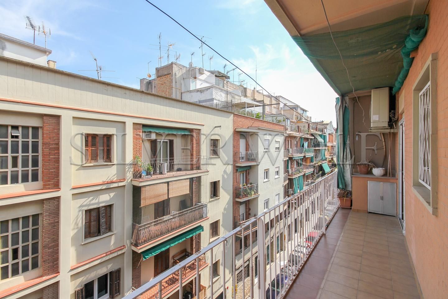 Balcony of Flat for sale in  Barcelona Capital  with Air Conditioner, Heating and Parquet flooring