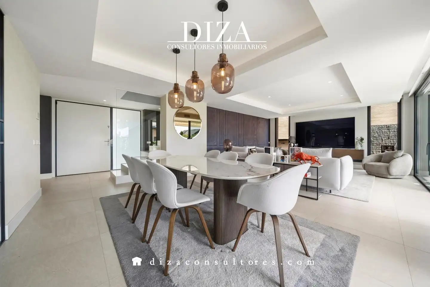 Dining room of Houses for sale in Las Rozas de Madrid  with Air Conditioner, Heating and Private garden