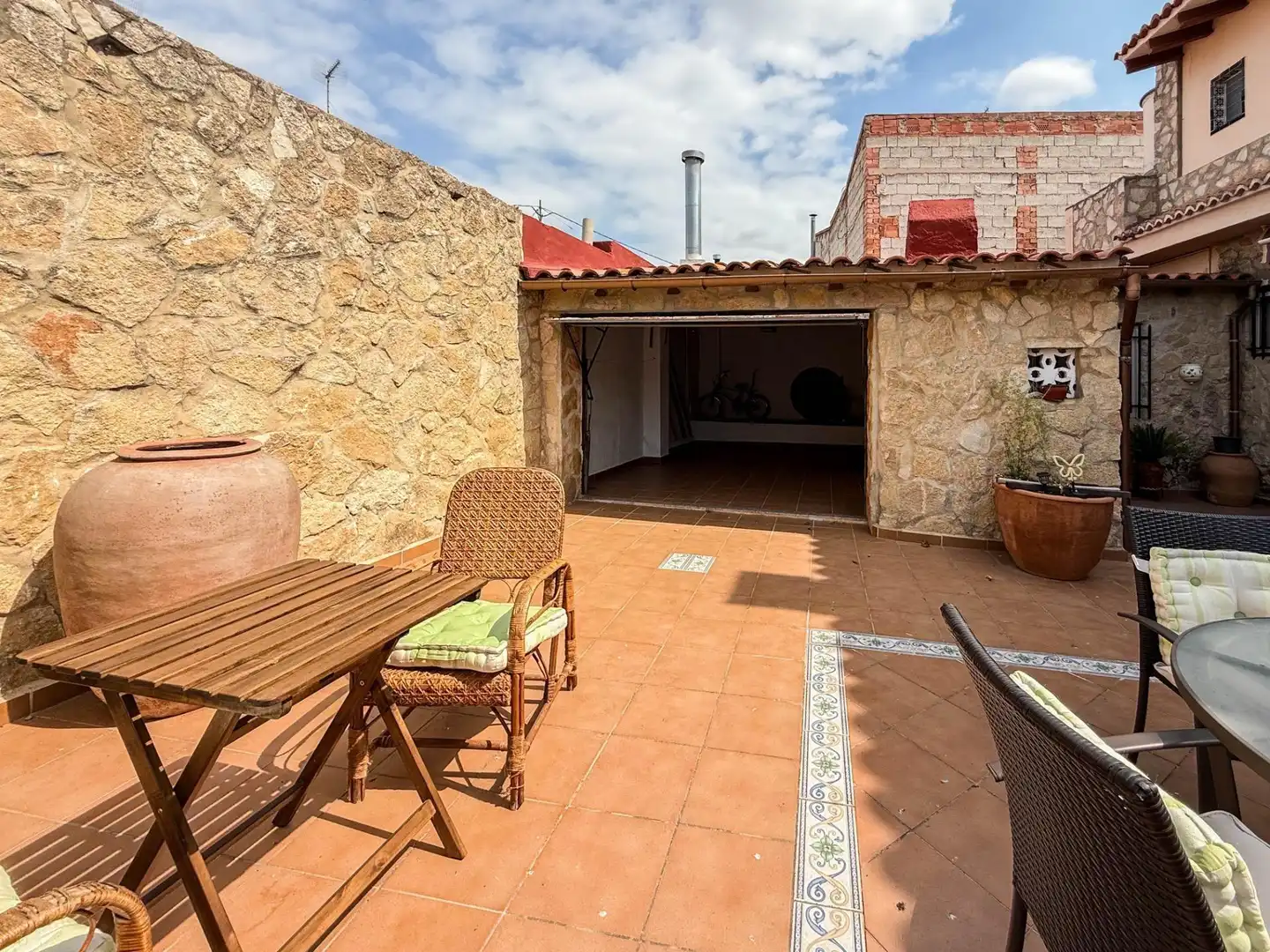 Terrassa de Casa o xalet en venda en Sellent amb Aire condicionat, Jardí privat i Terrassa