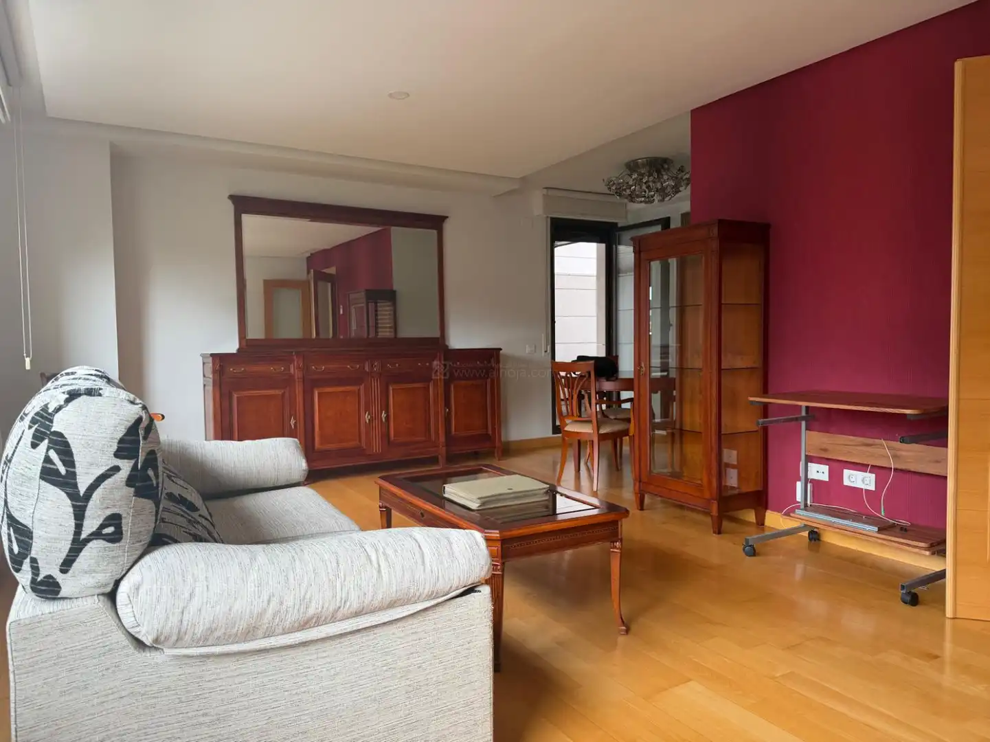 Sala de estar de Piso en venta en  Logroño con Calefacción, Parquet y Terraza