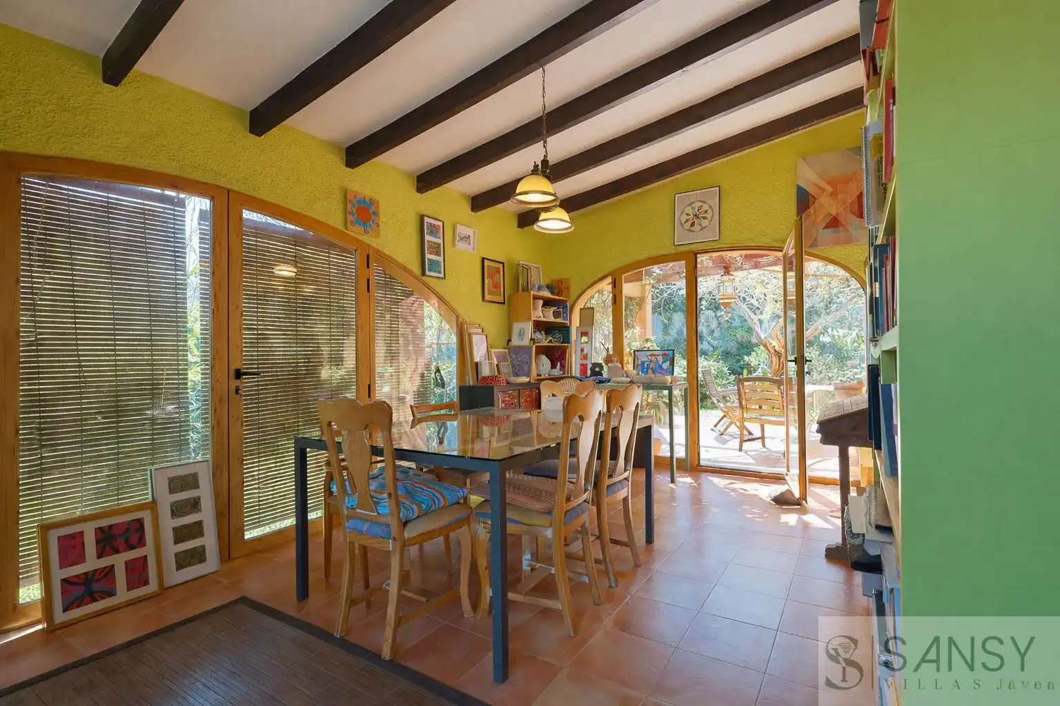 Dining room of Houses for sale in Jávea / Xàbia  with Air Conditioner