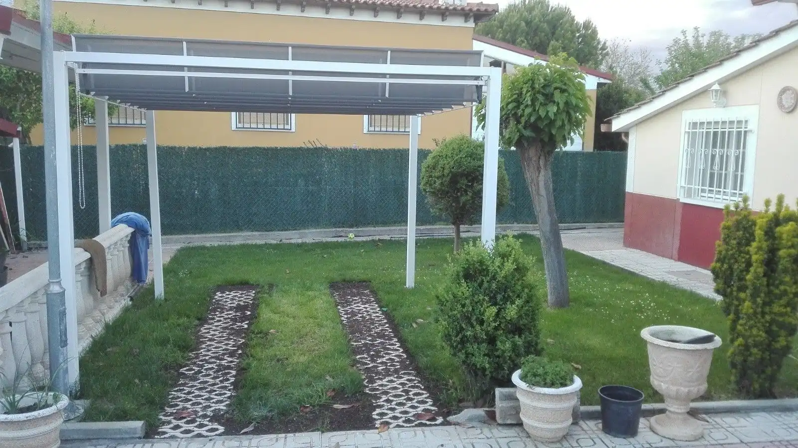 Jardín de Casa o chalet en venta en Simancas con Jardín privado, Parquet y Terraza