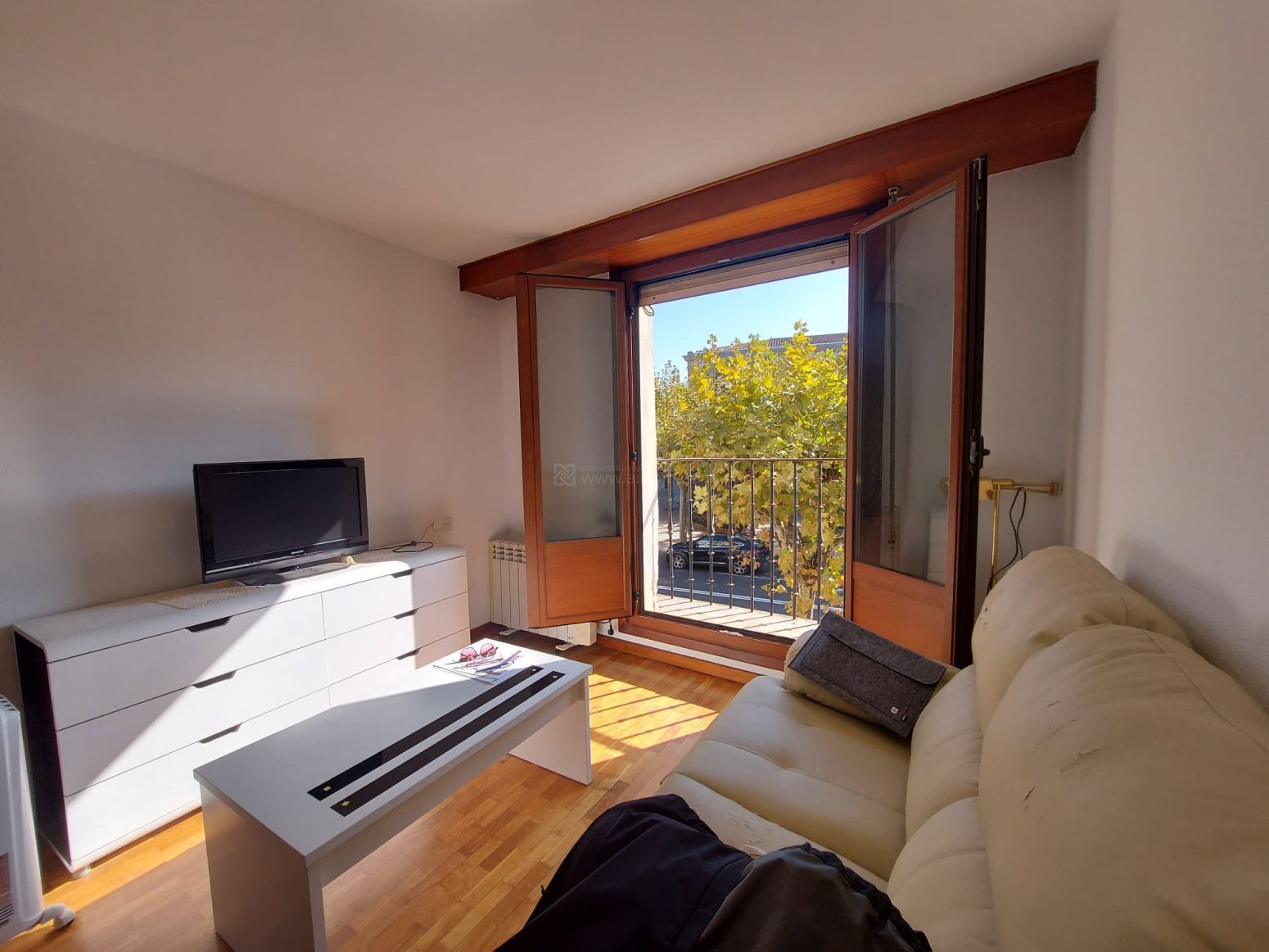 Sala de estar de Piso en venta en  Logroño con Calefacción, Parquet y Terraza