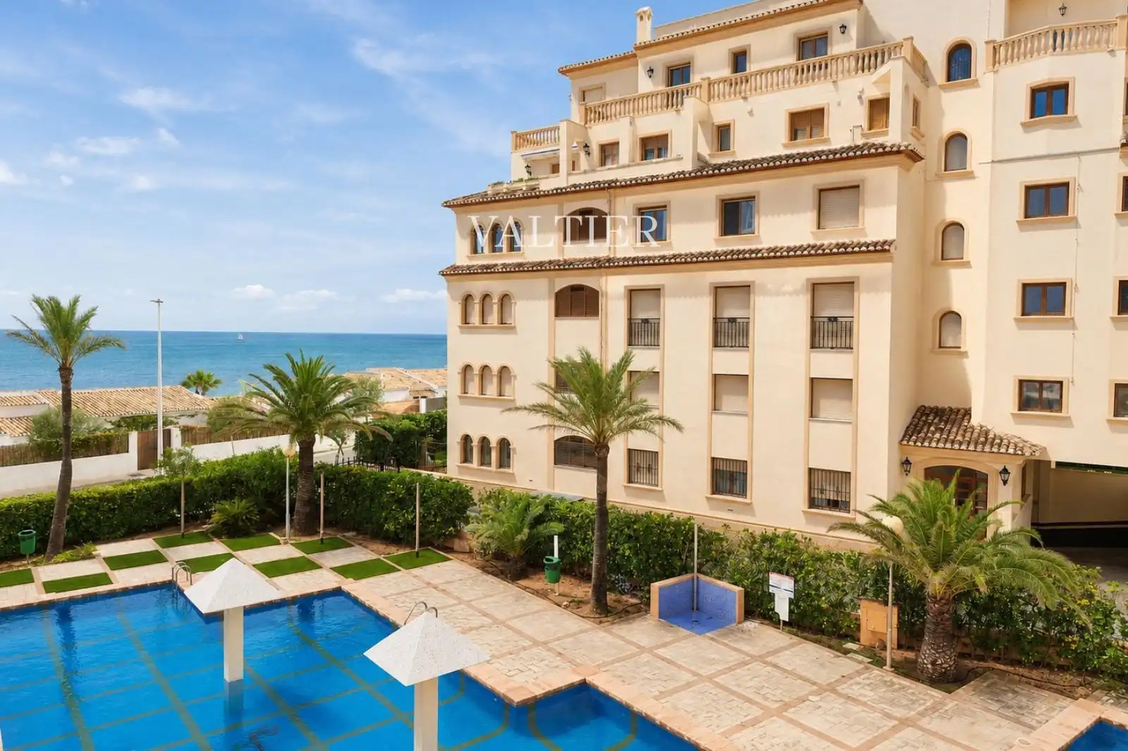 Vista exterior de Piso en venta en Jávea / Xàbia con Calefacción, Terraza y Piscina