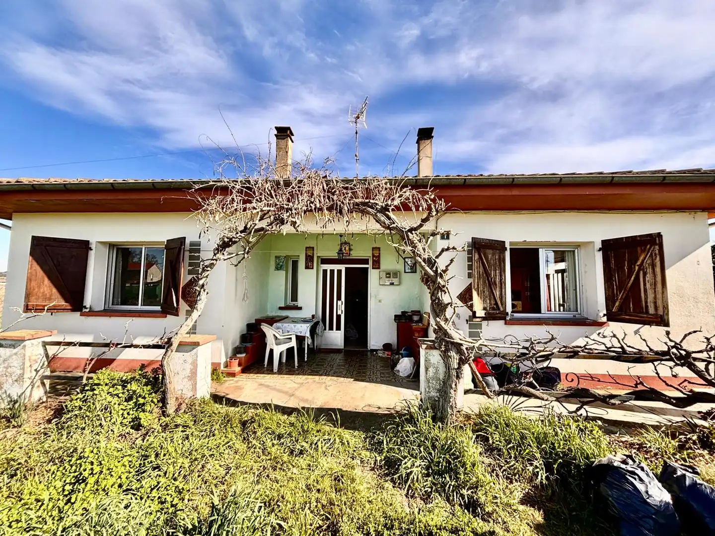 Vista exterior de Casa o chalet en venta en San Cristóbal de la Polantera con Amueblado