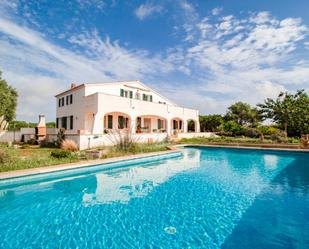 Jardí de Finca rústica en venda en Maó amb Jardí privat, Terrassa i Piscina