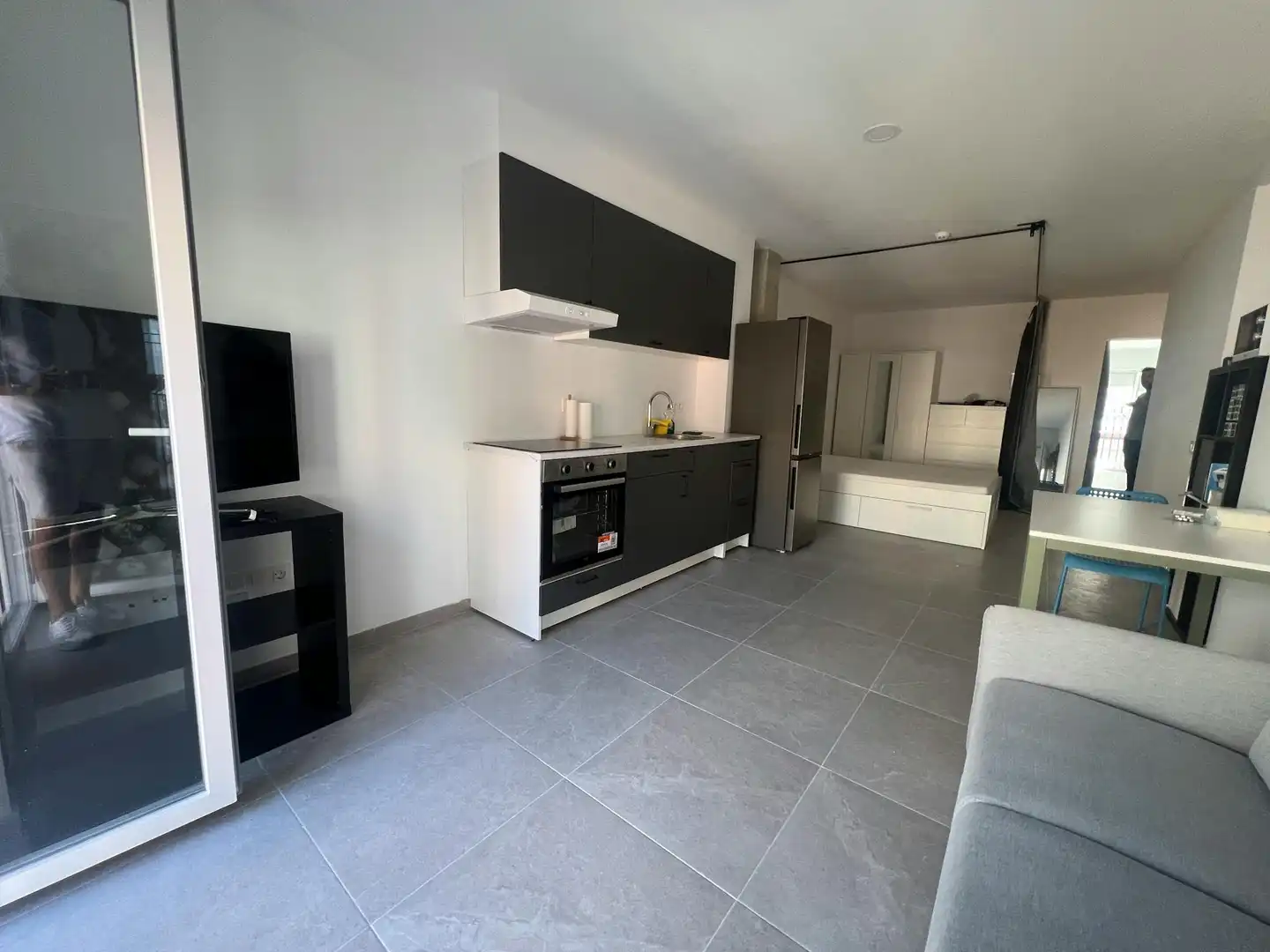 Cocina de Piso de alquiler en Valencia con Aire acondicionado, Calefacción y Amueblado