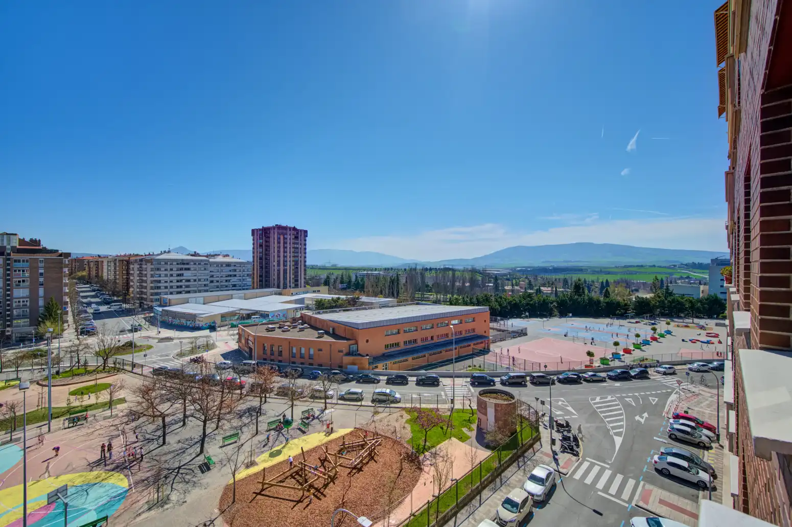 Exterior view of Flat for sale in  Pamplona / Iruña  with Air Conditioner, Heating and Parquet flooring