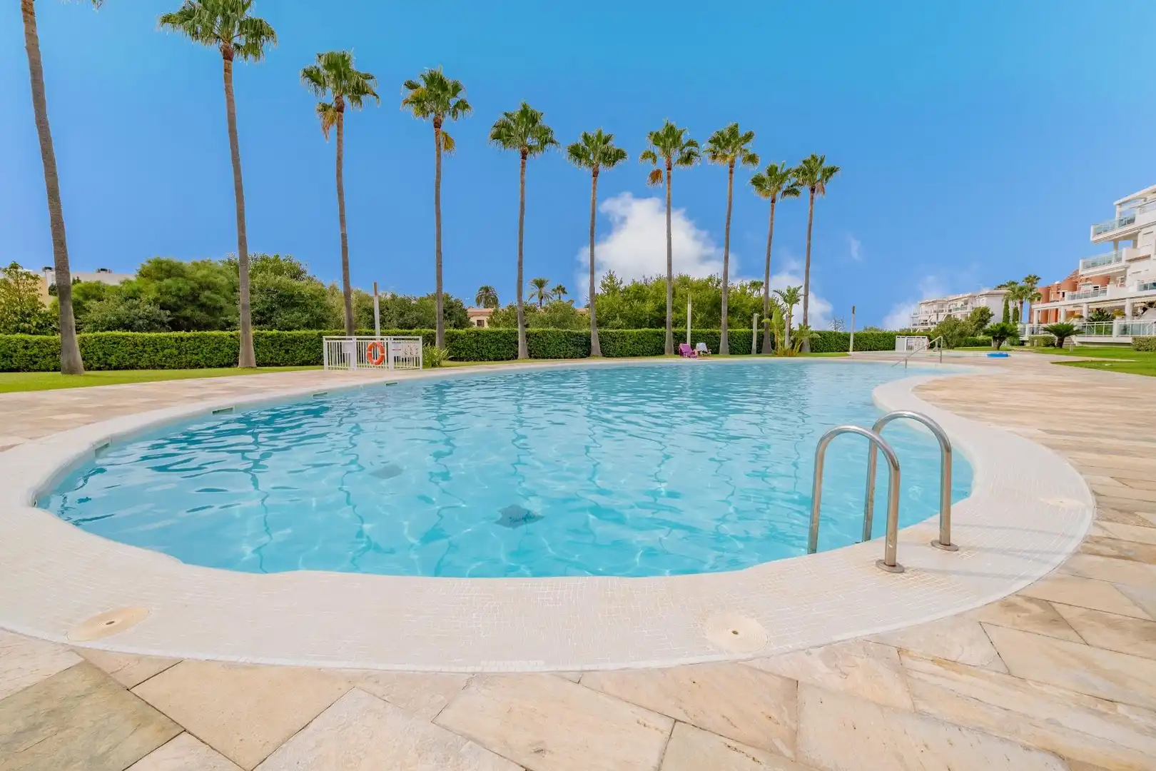 Swimming pool of Apartments for sale in Dénia  with Air Conditioner, Heating and Private garden