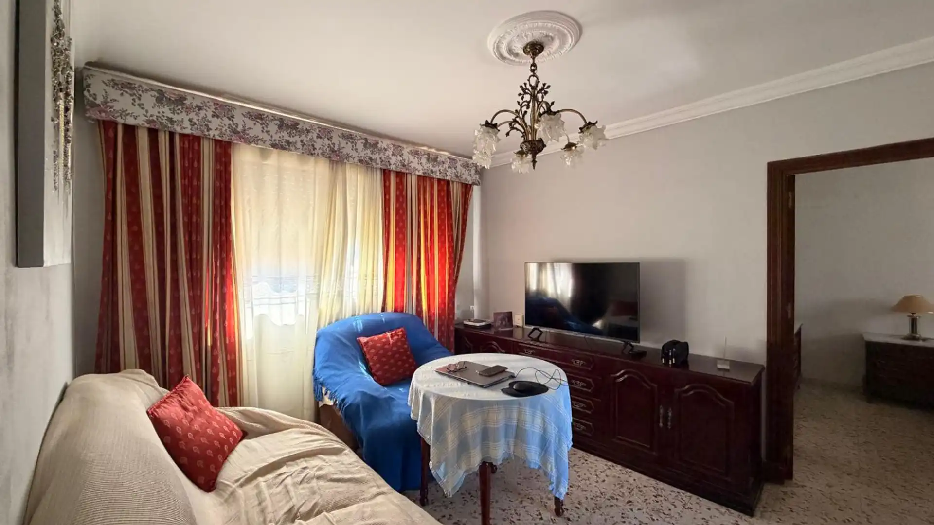 Sala de estar de Piso en venta en Jerez de la Frontera