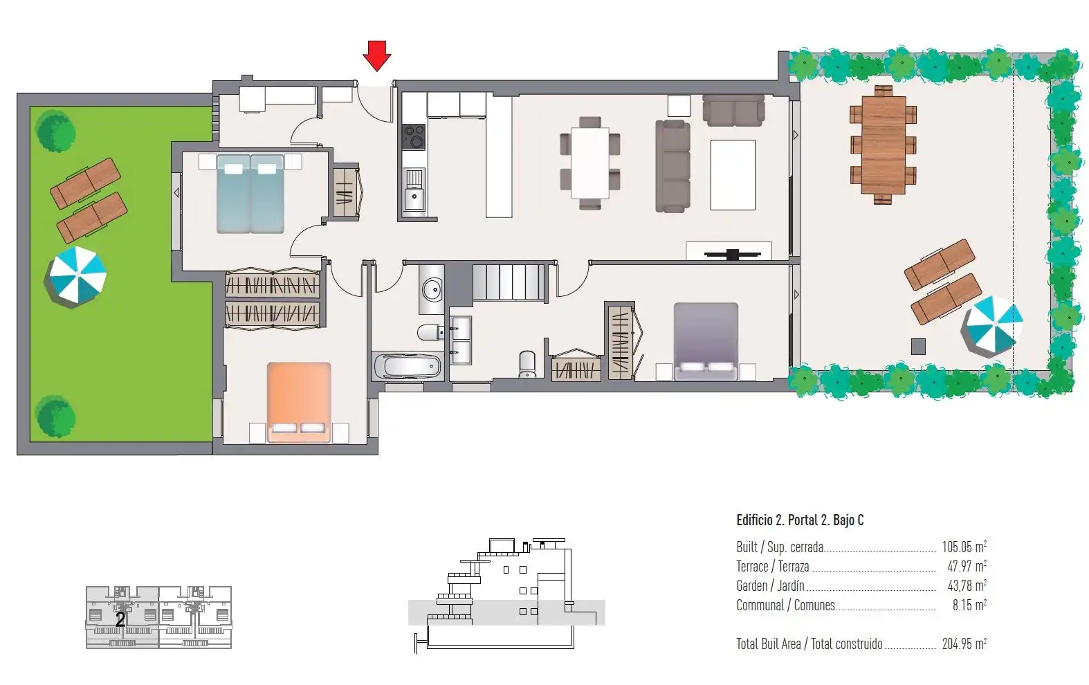 Appartement compact avec terrasse à louer à Costa Natura, imagen 16