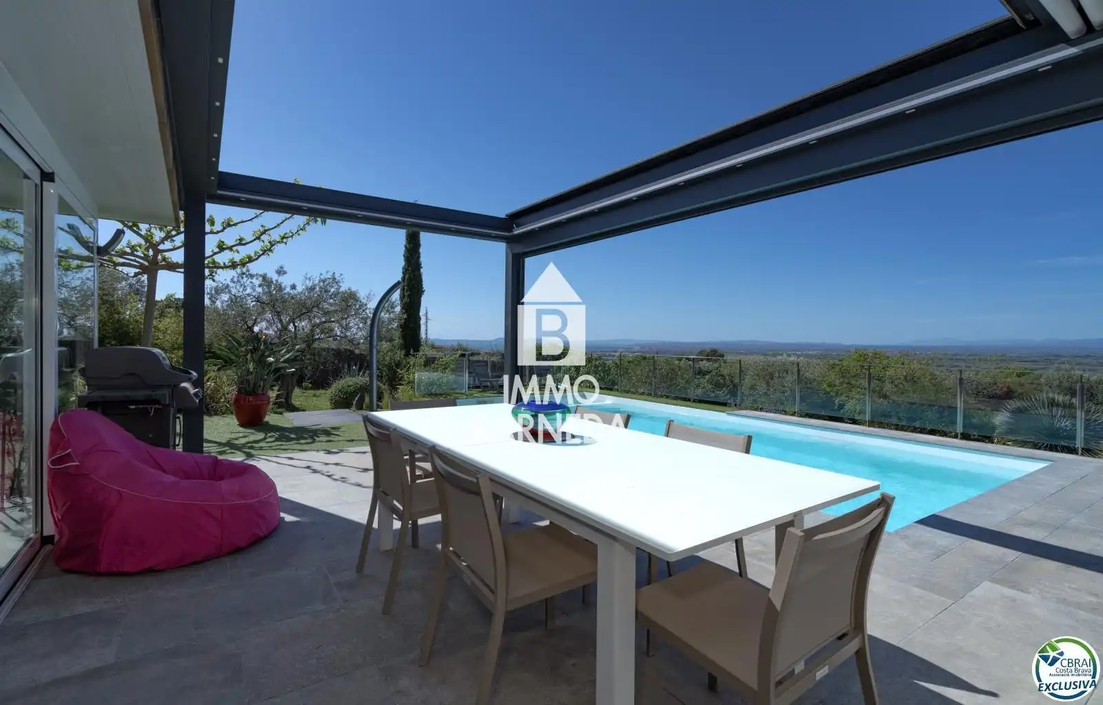 Terraza de Casa o chalet en venta en Palau-saverdera con Aire acondicionado, Calefacción y Jardín privado