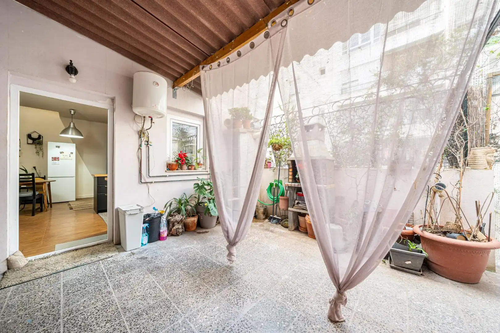 Terraza de Casa adosada en venta en  Palma de Mallorca con Aire acondicionado, Calefacción y Jardín privado