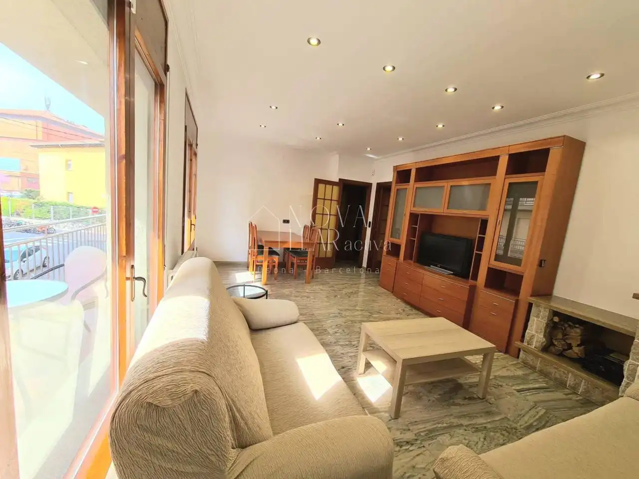 Living room of Flat for sale in Vic  with Heating, Terrace and Balcony