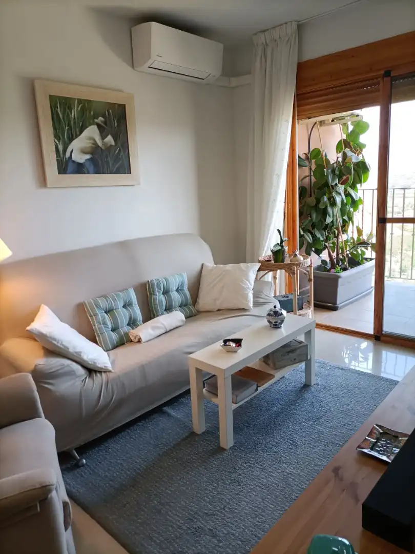 Wohnzimmer von Dachboden zum Verkauf in Segorbe mit Klimaanlage, Terrasse und Abstellraum