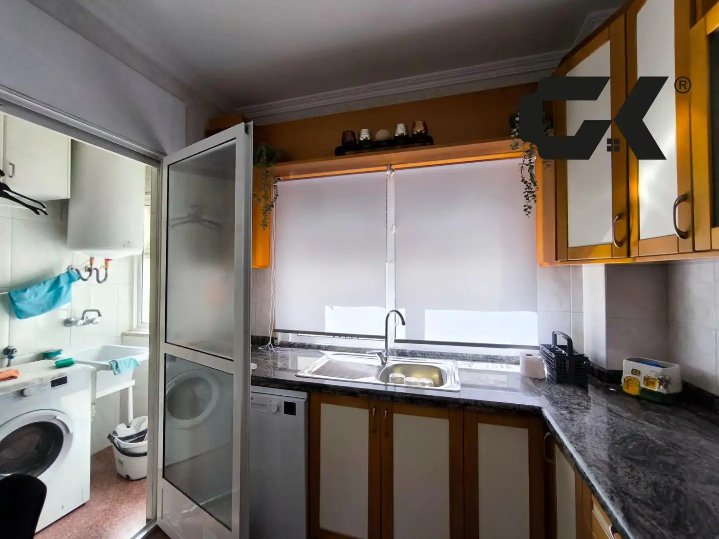 Kitchen of Flat for share in San Javier  with Air Conditioner