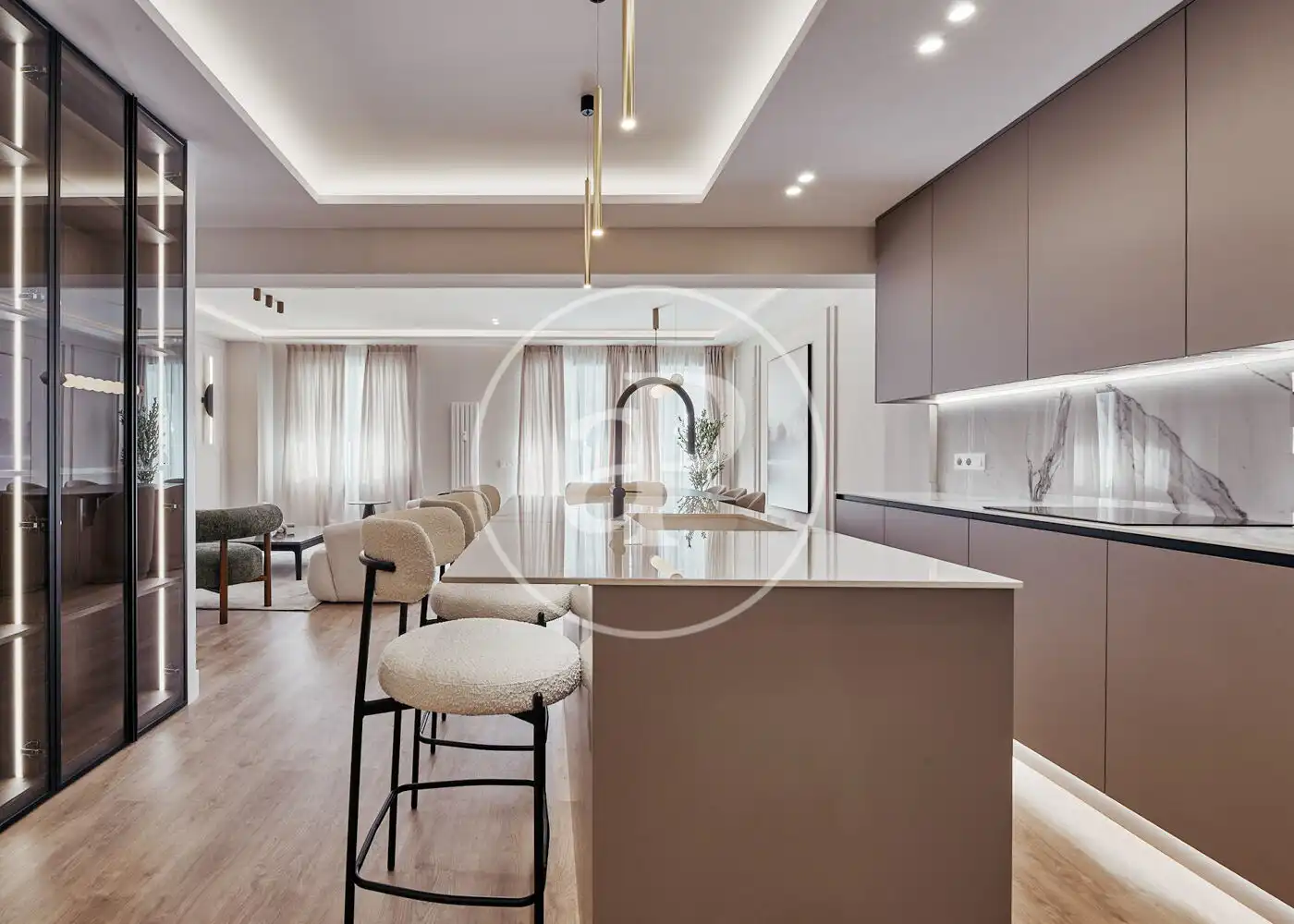 Küche von Wohnung zum Verkauf in Madrid mit Klimaanlage, Heizung und Terrasse