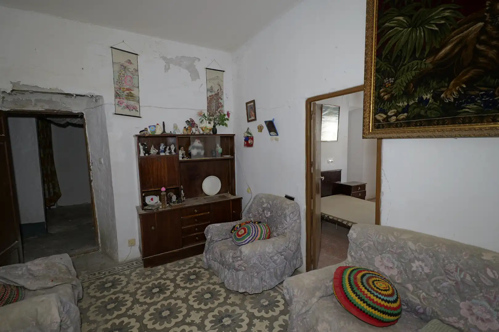 Sala de estar de Casa adosada en venta en Turón con Jardín privado
