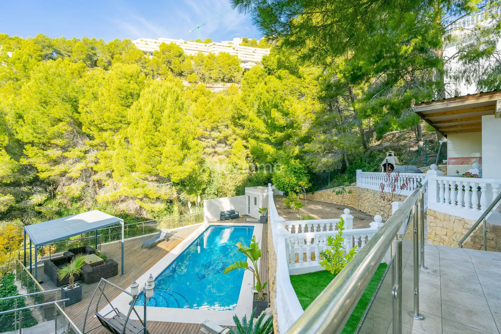 Jardín de Casa o chalet en venta en Altea con Aire acondicionado, Calefacción y Jardín privado