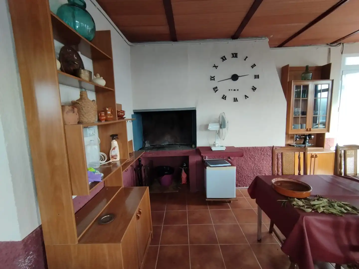Cuina de Finca rústica en venda en Tomelloso amb Aire condicionat, Jardí privat i Piscina