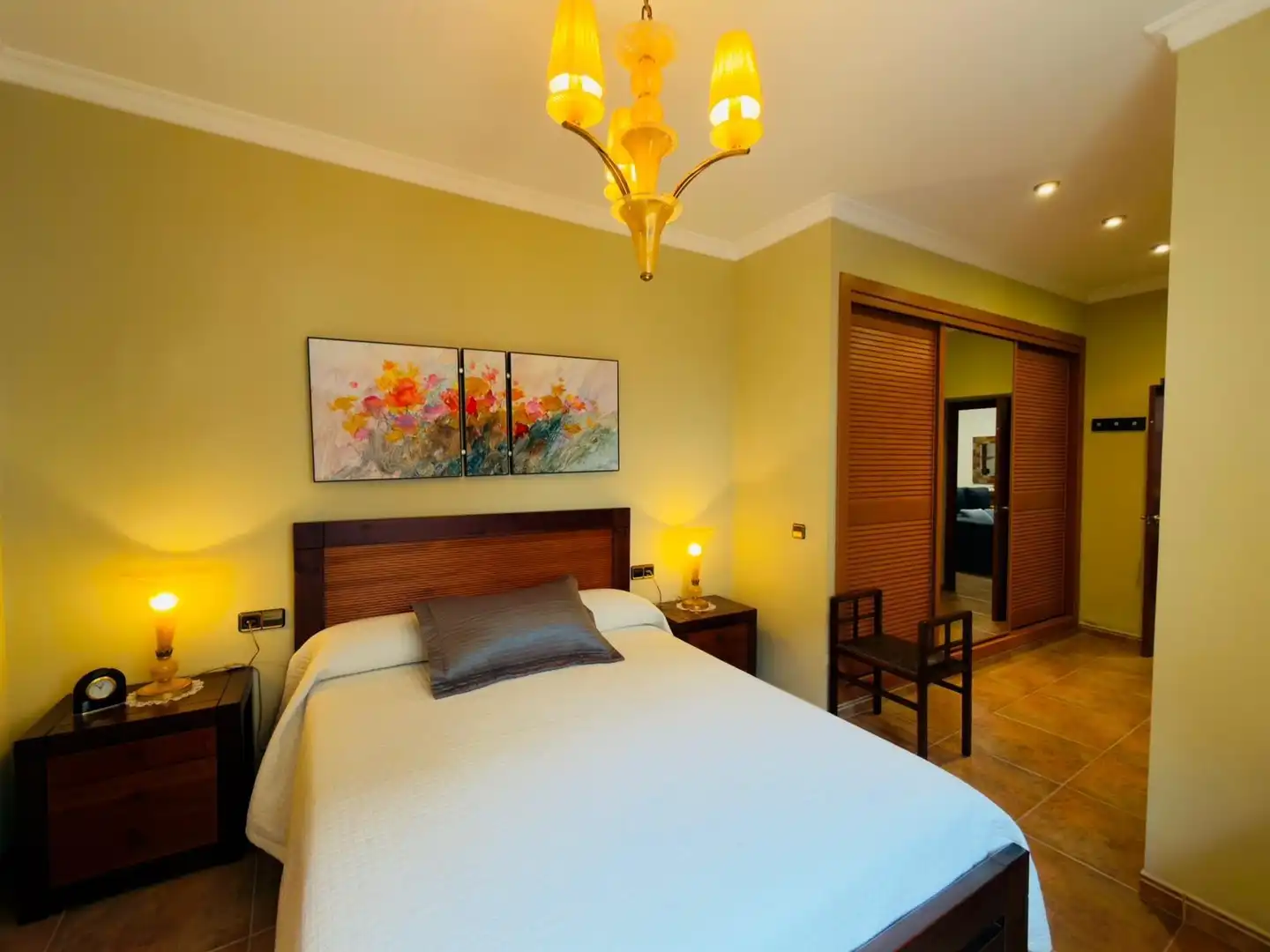 Bedroom of Houses for sale in La Granja de la Costera  with Air Conditioner
