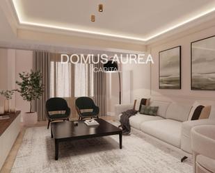 Living room of Flat for sale in  Madrid Capital  with Air Conditioner, Heating and Parquet flooring