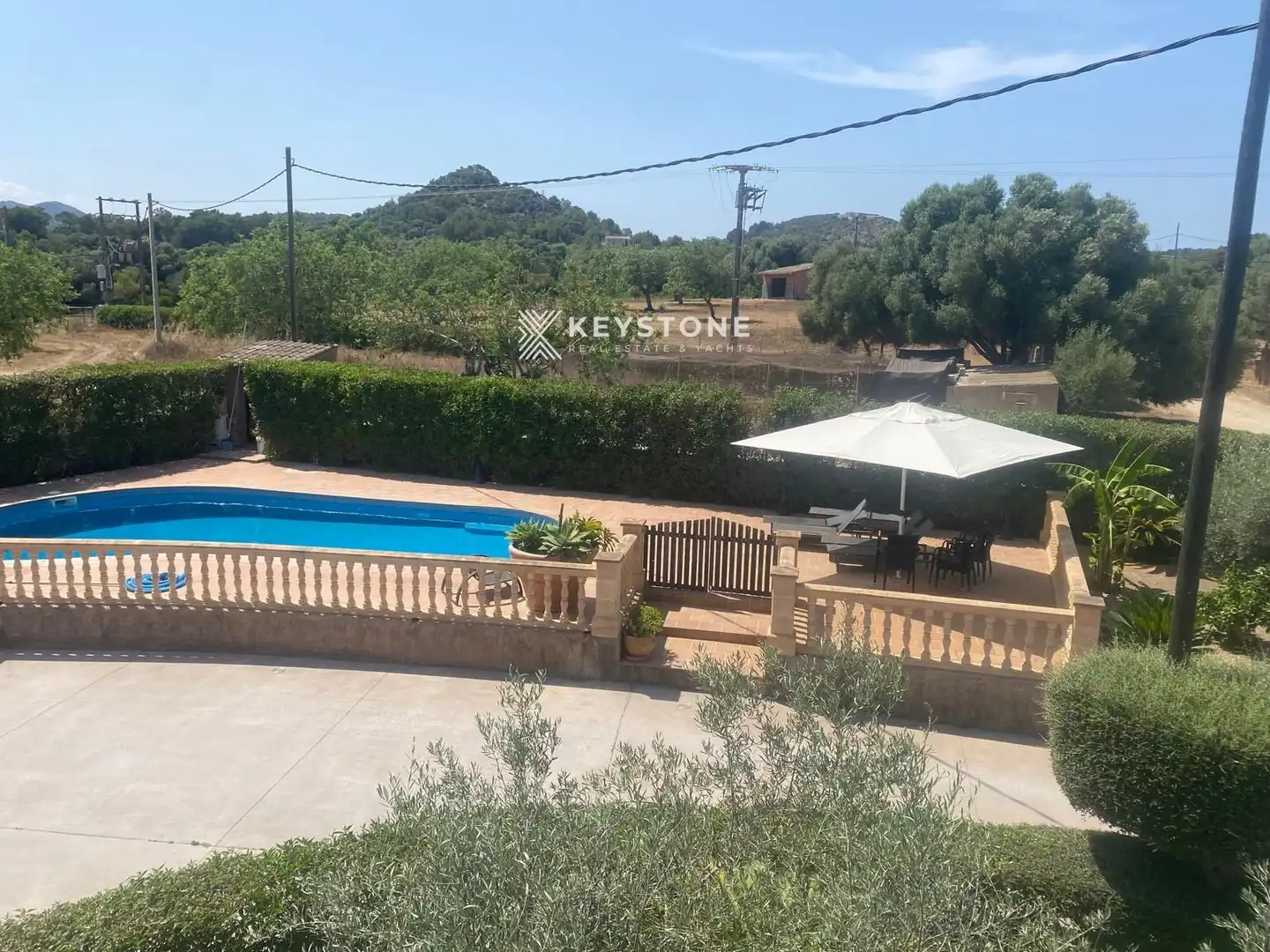 Vista exterior de Casa o chalet de alquiler en Son Servera con Jardín privado y Piscina