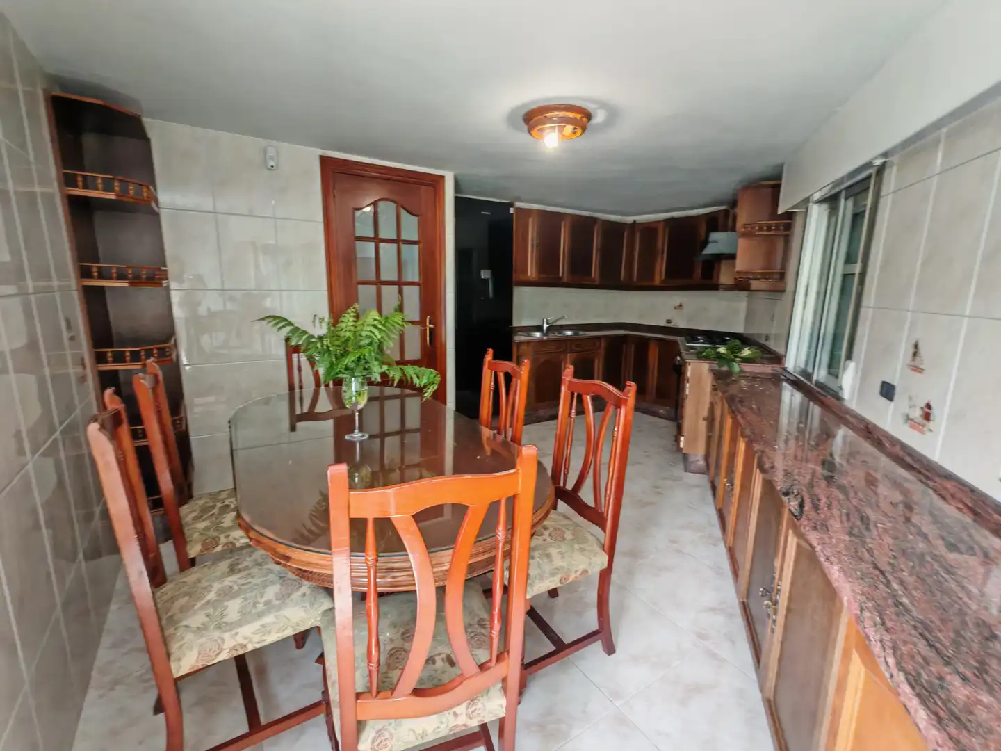Kitchen of Detached homes for rent in A Laracha    with Terrace, Storage room and Furnished