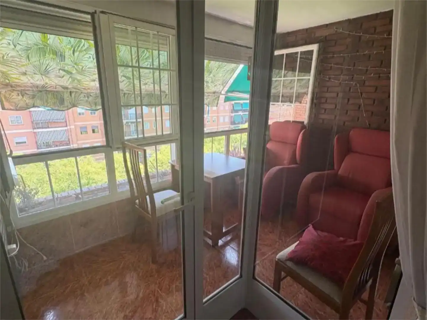 Terrasse von Wohnung zur Miete in  Valencia Capital mit Klimaanlage und Balkon