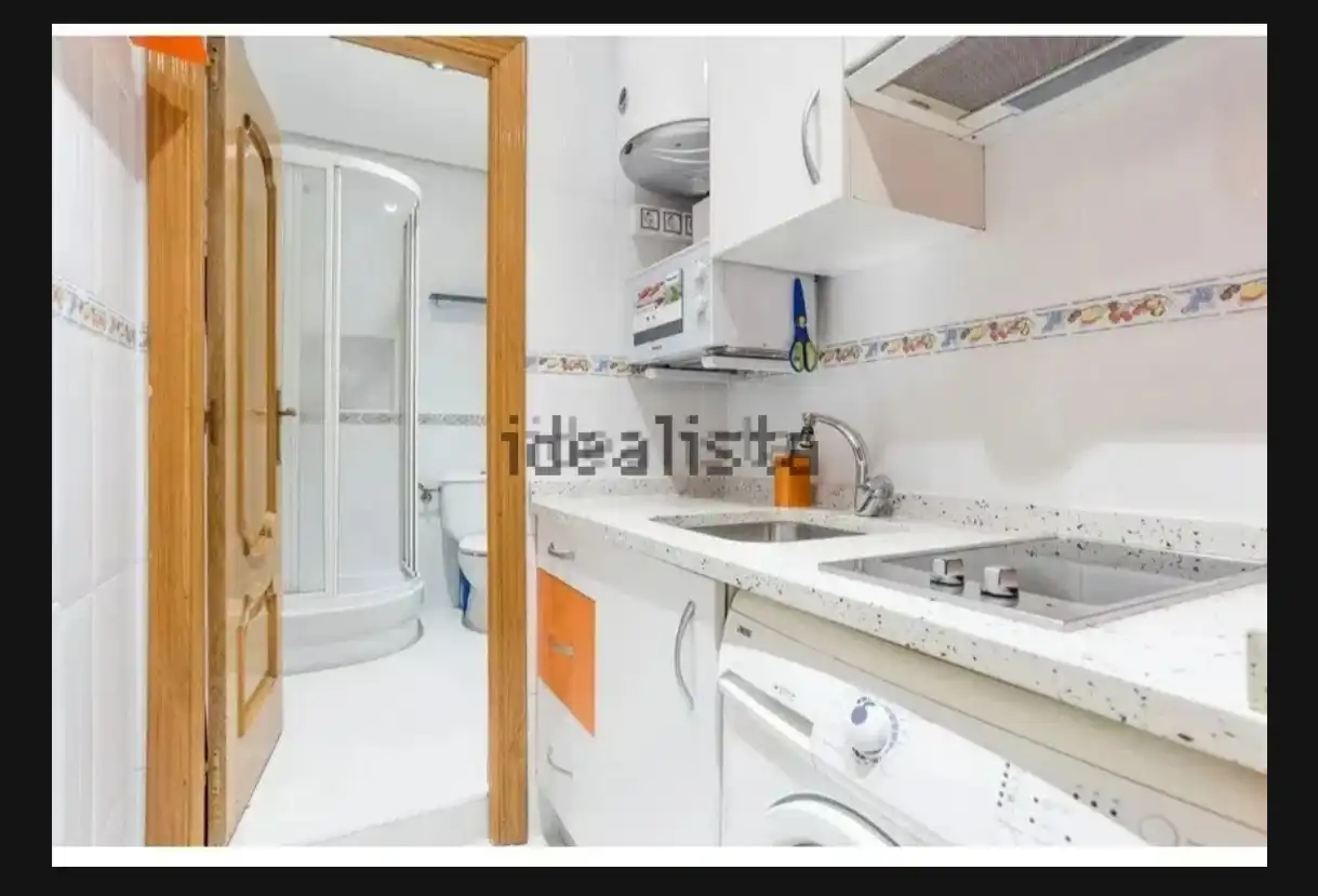 Küche von Wohnung zur Miete in Madrid mit Klimaanlage, Heizung und Möbliert