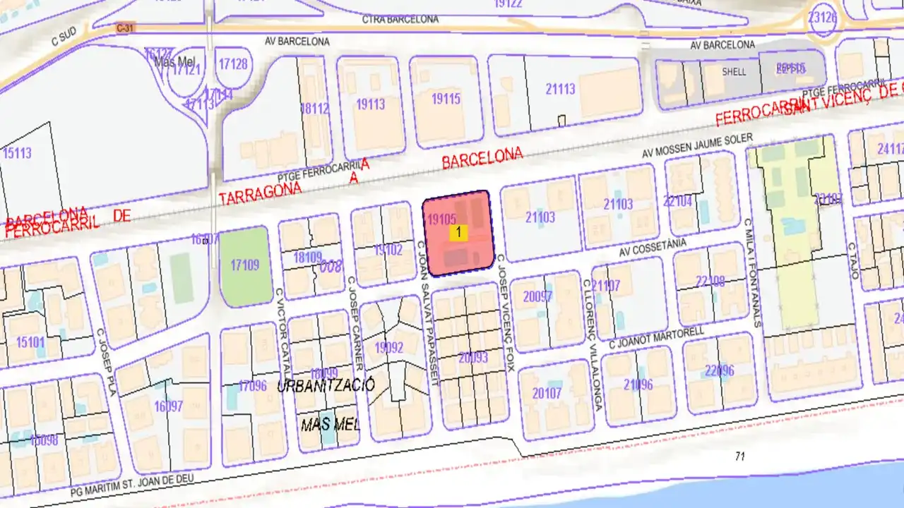 Terreno en venta en Av Cossetania , L'Estany