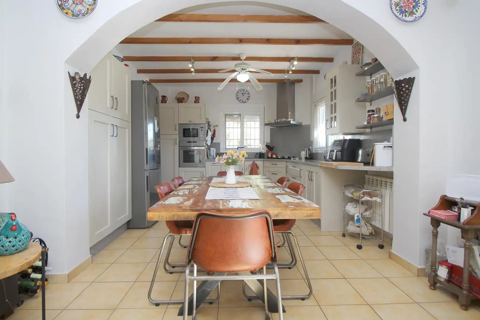 Cocina de Casa o chalet en venta en Almogía con Aire acondicionado, Calefacción y Jardín privado
