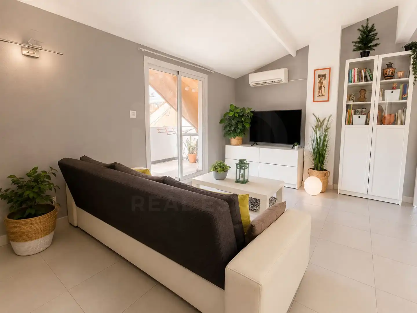 Sala de estar de Ático en venta en Málaga con Aire acondicionado, Calefacción y Terraza
