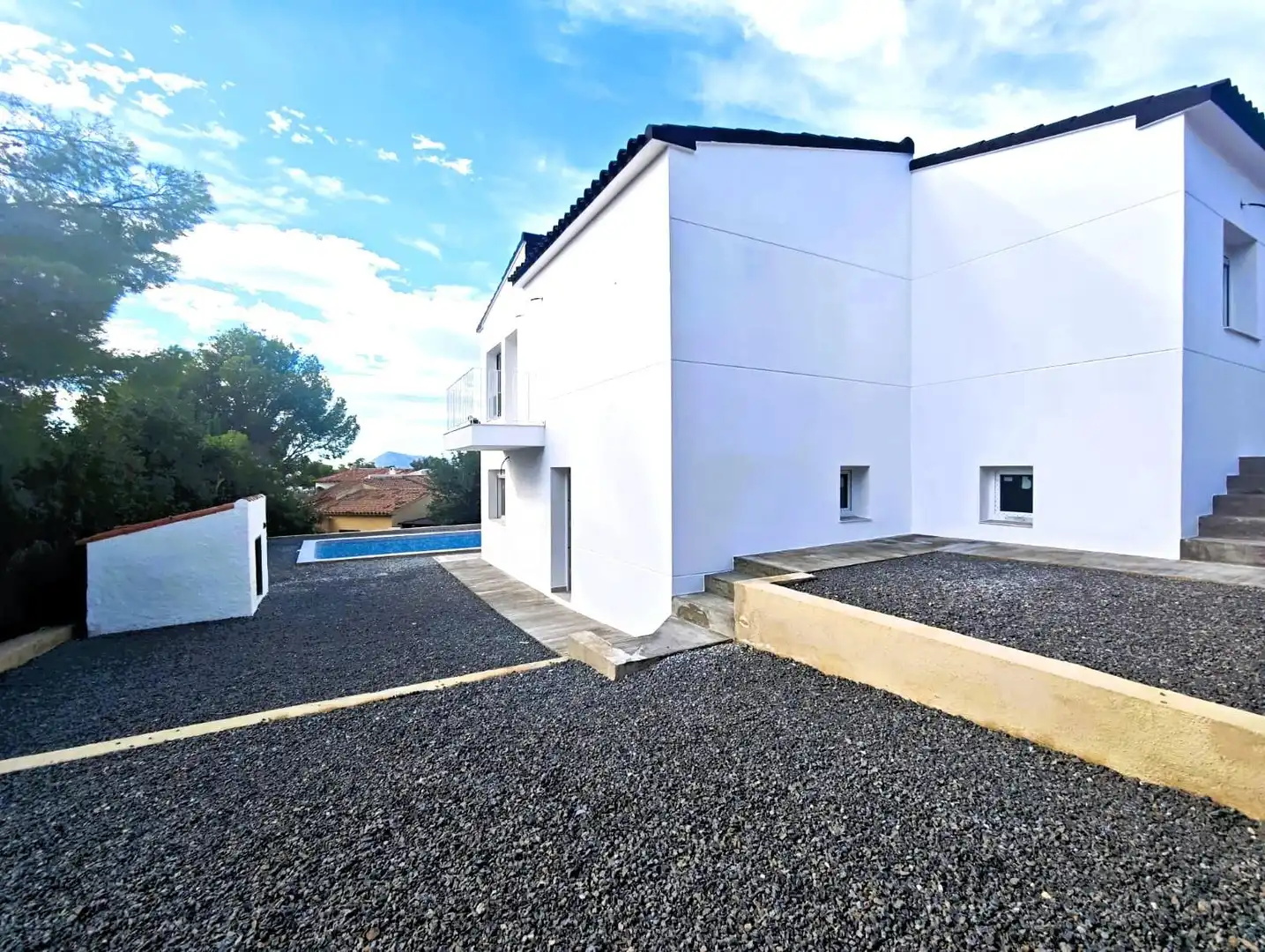 Vista exterior de Casa o chalet en venta en Altea con Calefacción, Terraza y Piscina