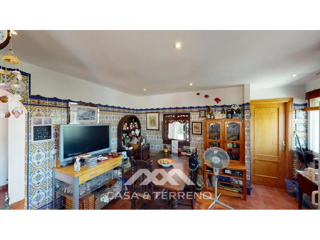 Sala d'estar de Casa o xalet en venda en Torrox amb Aire condicionat i Balcó