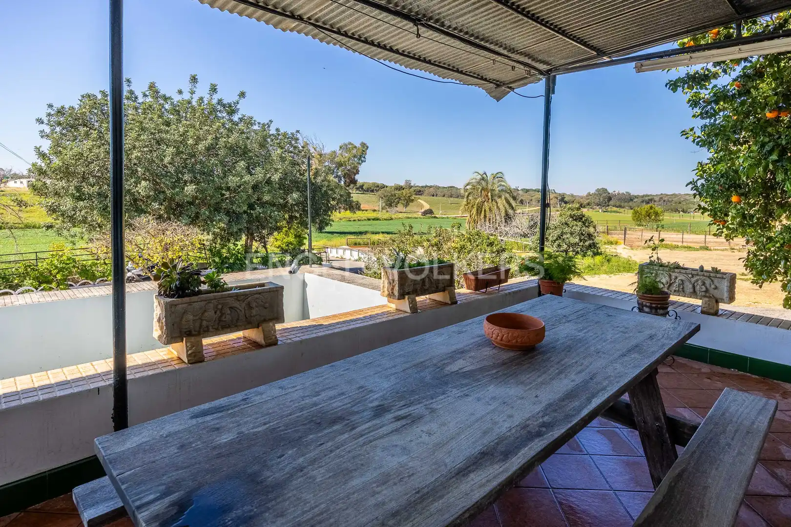 Terraza de Casa o chalet en venta en Alcalá de Guadaira con Calefacción y Jardín privado