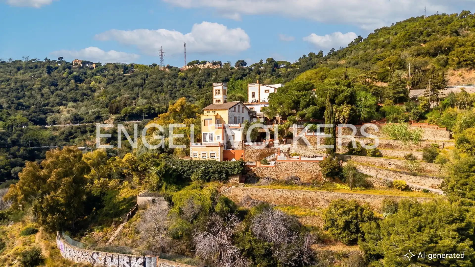 Country house zum Verkauf in Barcelona mit Heizung, Parkett und Terrasse