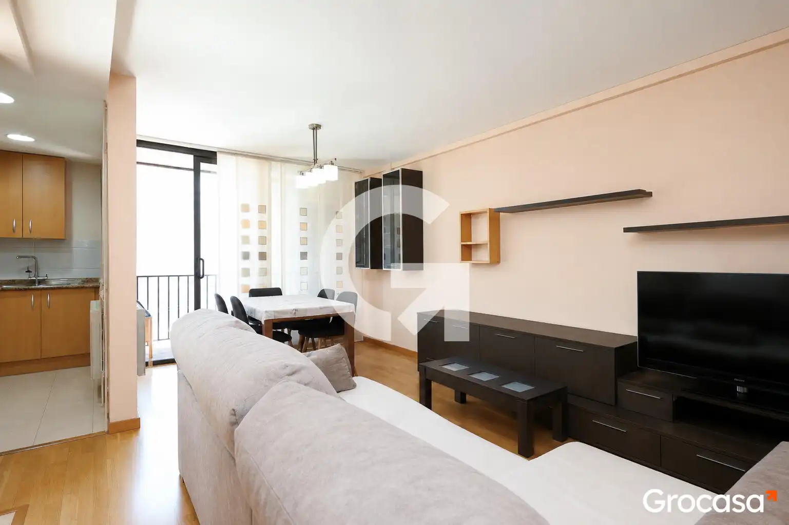 Sala de estar de Casa adosada en venta en Viladecans con Aire acondicionado, Calefacción y Terraza