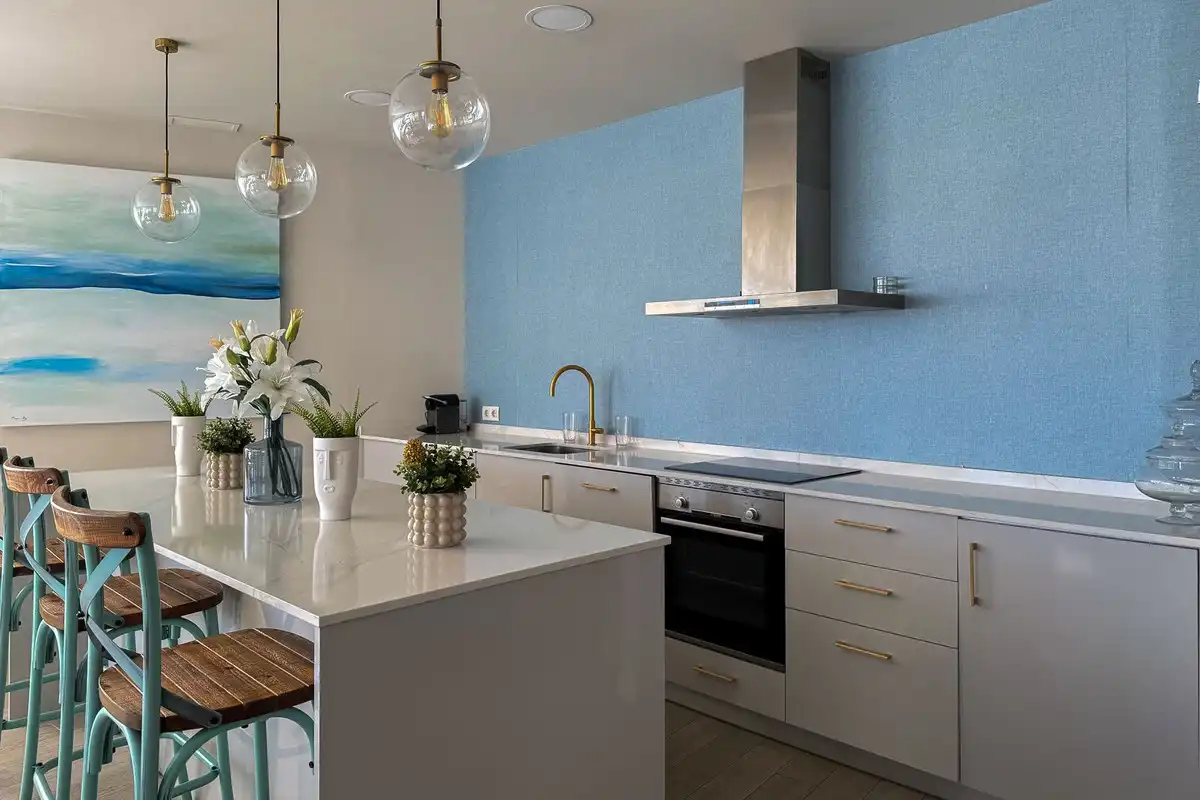 Kitchen of Attic for sale in Benalmádena  with Air Conditioner, Heating and Terrace