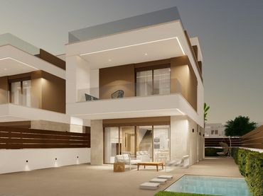 Chalet con piscina en venta en Pilar de la Horadada ciudad