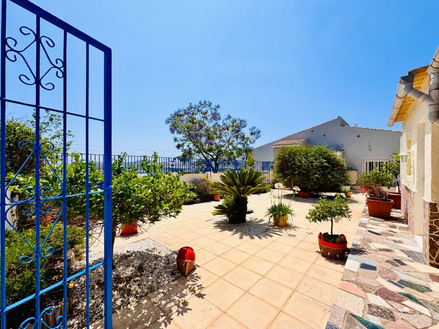 Terrassa de Finca rústica en venda en Aspe amb Jardí privat, Terrassa i Piscina