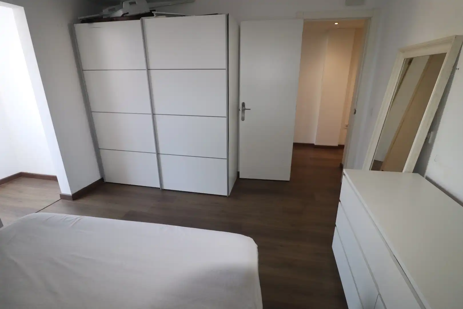 Schlafzimmer von Wohnung zum Verkauf in  Palma de Mallorca mit Parkett und Balkon