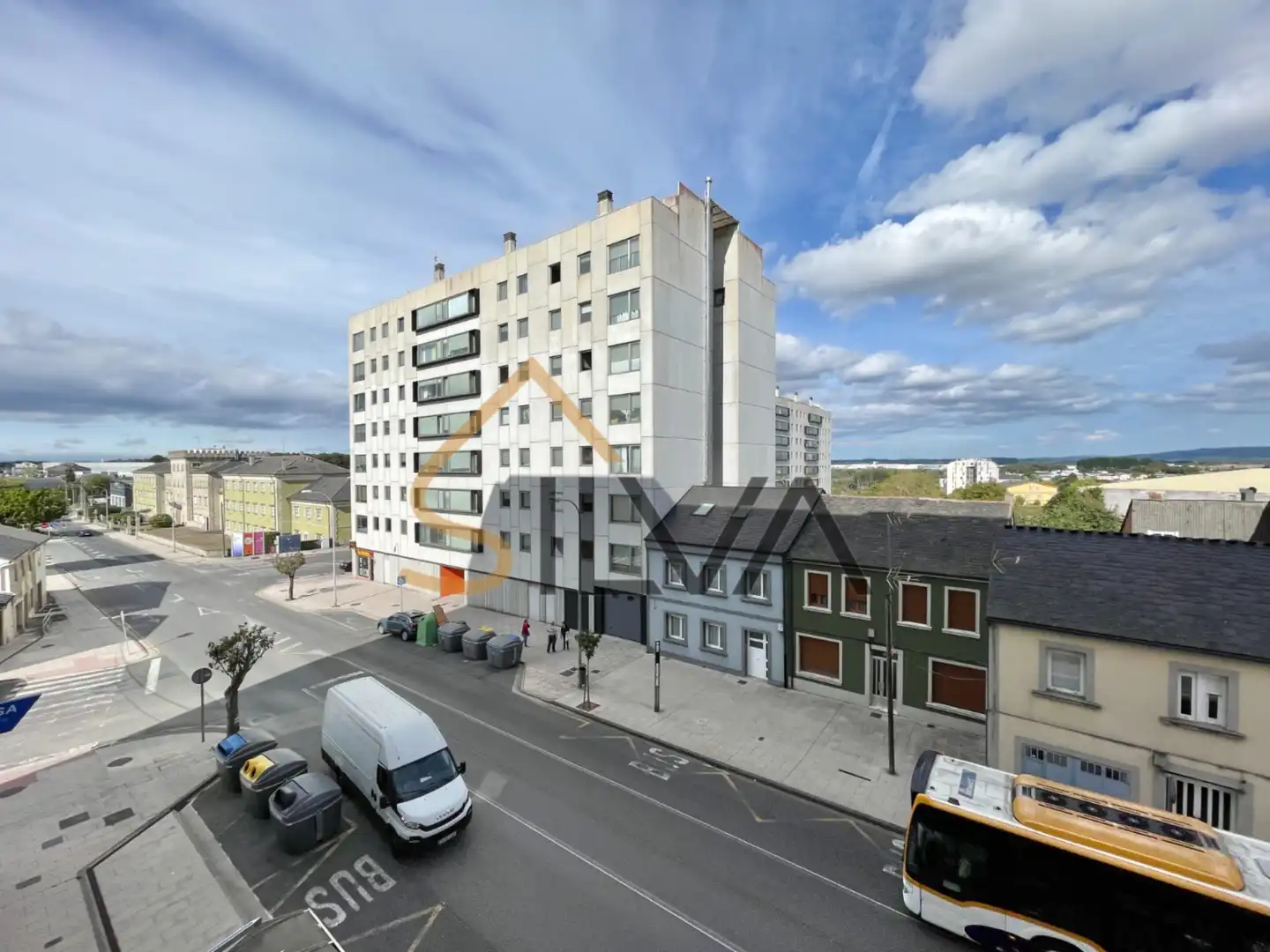 Vista exterior de Piso en venta en Lugo con Calefacción, Parquet y Internet