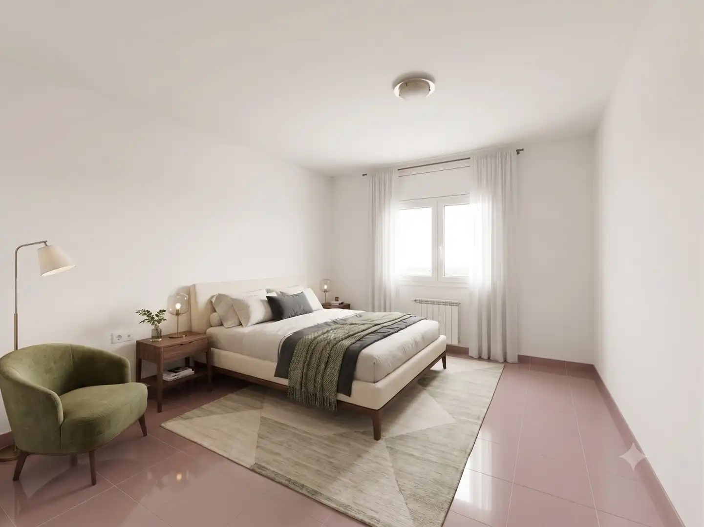 Habitación de Casa adosada en venta en Salt con Calefacción, Terraza y Trastero