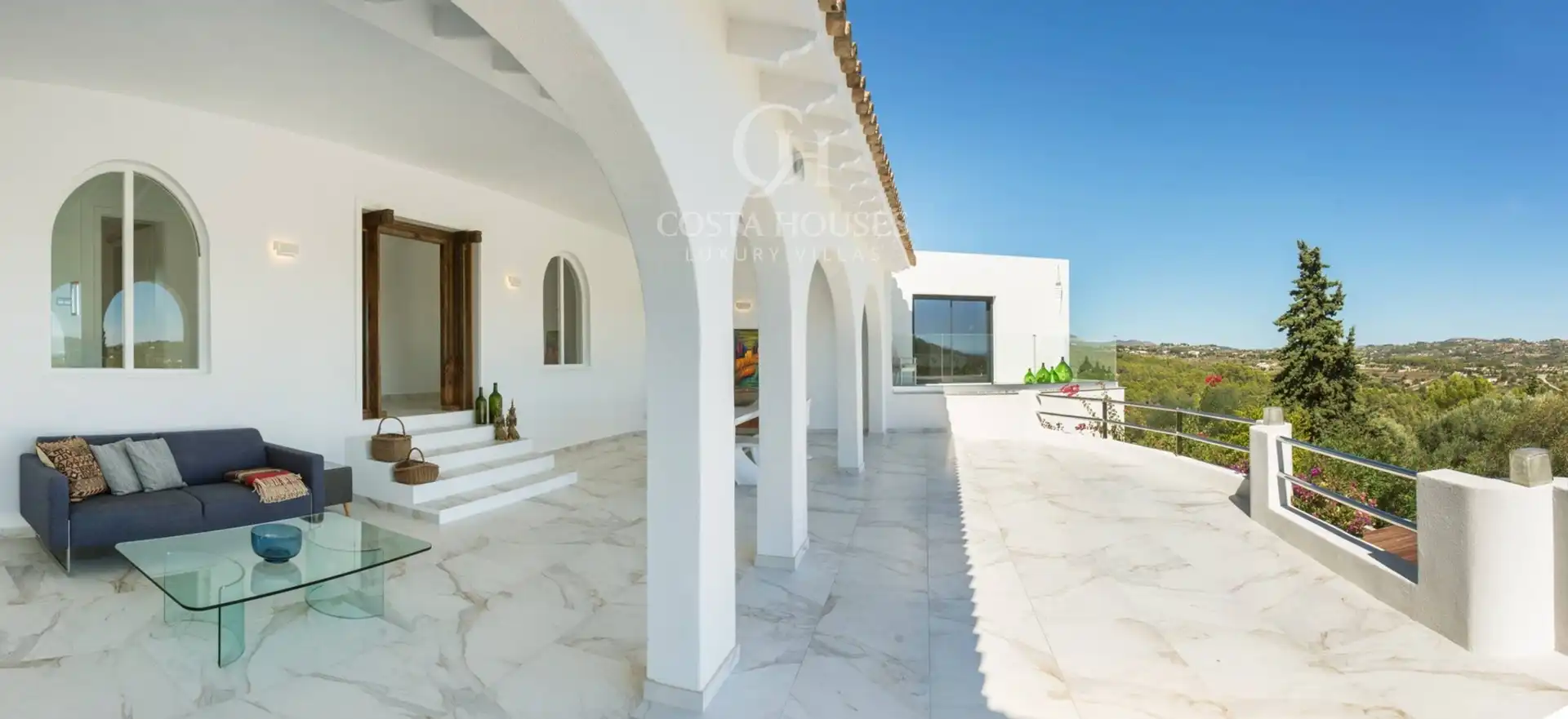 Terraza de Casa o chalet en venta en Benissa con Aire acondicionado, Calefacción y Jardín privado