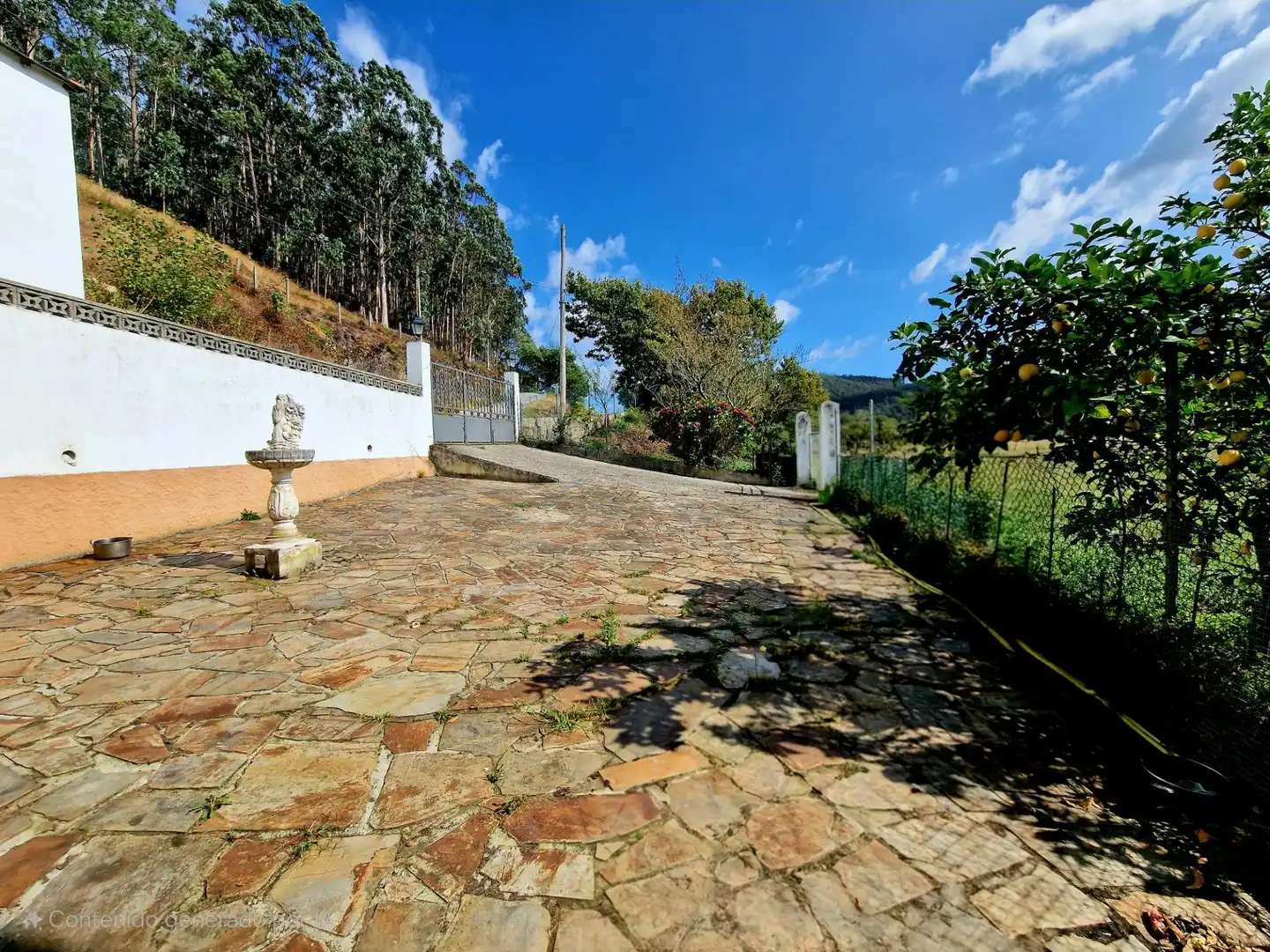 Vista exterior de Casa o xalet en venda en San Tirso de Abres amb Calefacció, Jardí privat i Traster