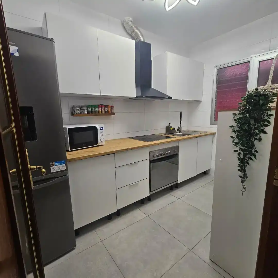Kitchen of Flat for sale in Elda  with Air Conditioner, Storage room and Furnished